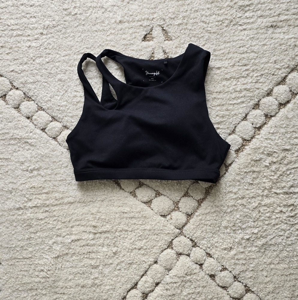 YoungLA Black Sports Bra